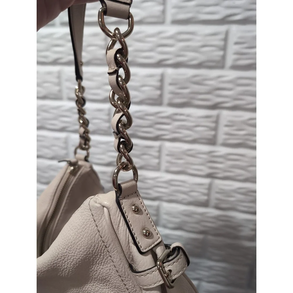 Kate Spade New York Pebble Leather Pine Street Finley Hobo Shoulder Handbag Pink